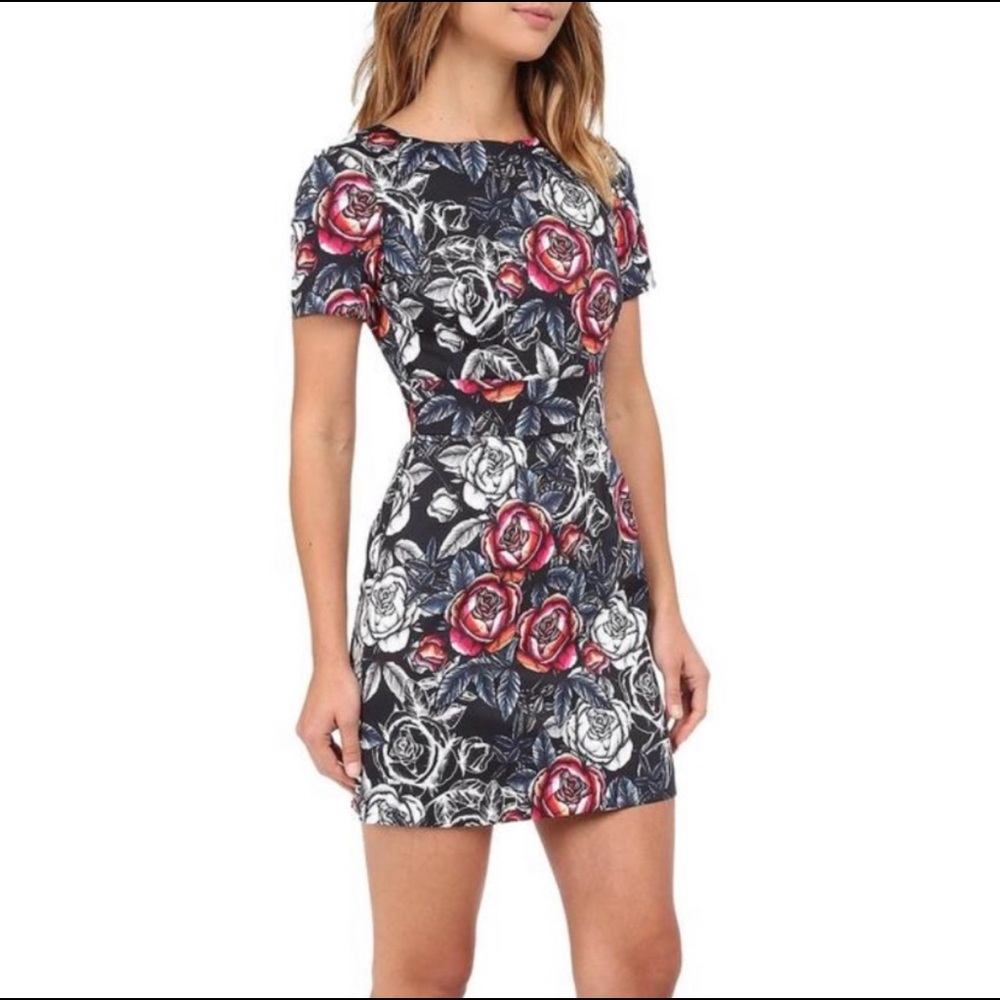 FRENCH CONNECTION Midnight Rose Dress